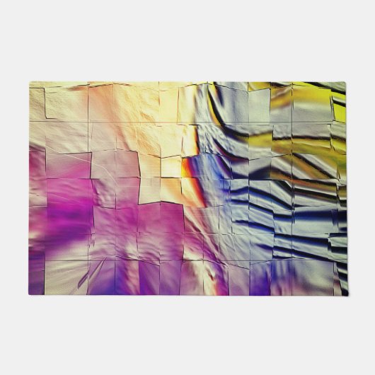 Abstraktes Mosaik zeichnend leicht geschnitzt und Fußmatte (Vorderseite)