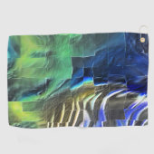 Abstraktes Mosaik zeichnend leicht geschnitzt und Golfhandtuch (Horizontal)