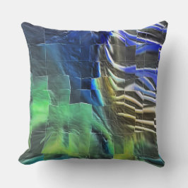 Abstraktes Mosaik zeichnend leicht geschnitzt und  Kissen