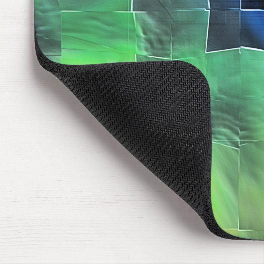 Abstraktes Mosaik zeichnend leicht geschnitzt und Mousepad (Ecke)