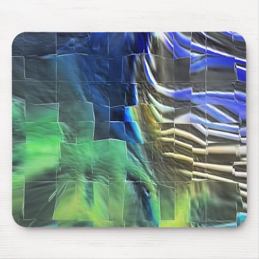 Abstraktes Mosaik zeichnend leicht geschnitzt und  Mousepad (Vorne)