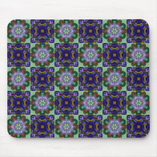 Abstraktes Mosaikdesign - Mousepad (Vorne)