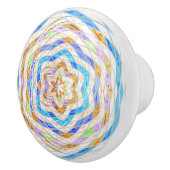 Abstraktes Mosaikglas #4 Keramikknauf (Rechts)