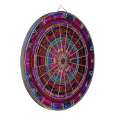 Abstraktes Mosaikglas #9 Dartscheibe (Vorderseite Links)