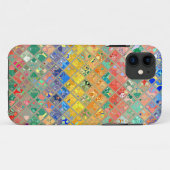 Abstraktes Mosaikglas-Muster Nr. 4 Case-Mate iPhone Hülle (Rückseite (Horizontal))