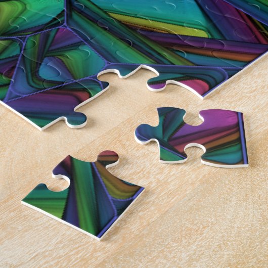 Abstraktes Mosaikglas Puzzle (Seite)