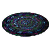 Abstraktes Mosaikglas Schneidebrett (Ecke)