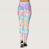 Abstraktes Mosaikmosaik Leggings (Rückseite)