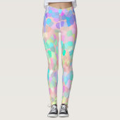 Abstraktes Mosaikmosaik Leggings (Vorderseite)