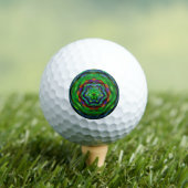Abstraktes Mosaikmuster #10 Golfball (Insitu T-Shirt)