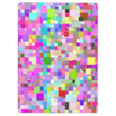 Abstraktes Mosaikmuster #2 Klemmbrett (Rückseite)