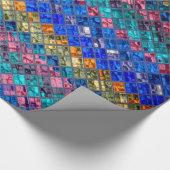 Abstraktes Mosaikmuster #3 Geschenkpapier (Ecke)
