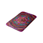 Abstraktes Mosaikmuster #4 Badematte (Schrägansicht)