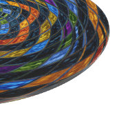 Abstraktes Mosaikmuster #6 Schneidebrett (Ecke)