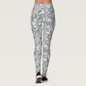 Abstraktes Mosaikmuster | Diamantprisma Leggings (Rückseite)