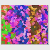 Abstraktes Mosaikmuster Geschenkpapier (Flach)