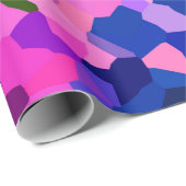 Abstraktes Mosaikmuster Geschenkpapier (Rolleneckpunkt)