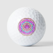 Abstraktes Mosaikmuster Golfball (Vorderseite)