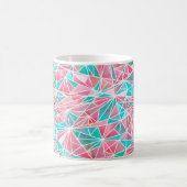 Abstraktes Mosaikmuster Kaffeetasse (Mittel)