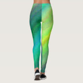 Abstraktes Mosaikmuster Leggings (Rückseite)