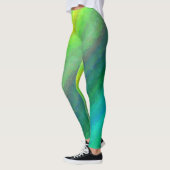 Abstraktes Mosaikmuster Leggings (Links)