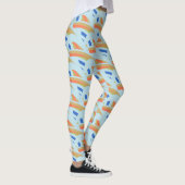 Abstraktes Mosaikmuster Leggings (Rechts)