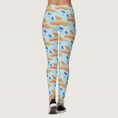 Abstraktes Mosaikmuster Leggings (Rückseite)