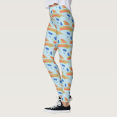 Abstraktes Mosaikmuster Leggings (Links)