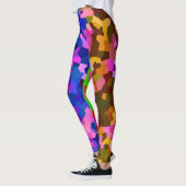 Abstraktes Mosaikmuster Leggings (Links)