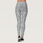 Abstraktes Mosaikmuster | Rissiger Stein Leggings (Rückseite)