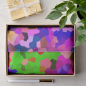 Abstraktes Mosaikmuster Seidenpapier (Geschenk)