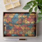 Abstraktes Mosaikmuster Seidenpapier (Geschenk)