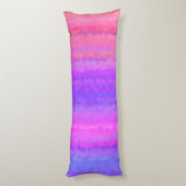 Abstraktes Mosaikmuster Seitenschläferkissen (Rückseite (Vertikal))