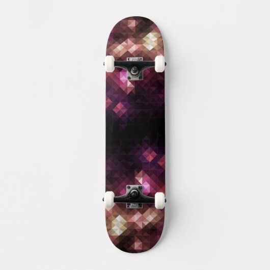 Abstraktes Mosaikskateboard Skateboard (Vorderseite)