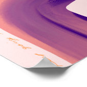 abstraktes Motion Design "Behalt Going" Poster (Ecke)