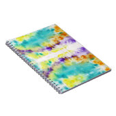 Abstraktes Motiv Paint auf Stoff Design Notebook Notizblock (Rechte Seite)