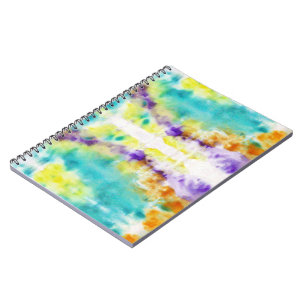 Abstraktes Motiv Paint auf Stoff Design Notebook Notizblock
