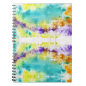 Abstraktes Motiv Paint auf Stoff Design Notebook Notizblock (Vorderseite)