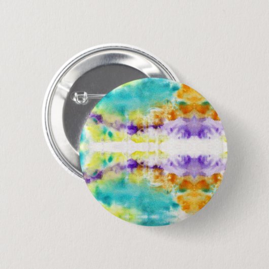 Abstraktes Motiv Paint auf Stoffdesign Button (Vorne & Hinten)