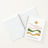 Abstraktes Motivierend Zitat führt auf den Weg Notizblock (Innenseite)