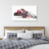 Abstraktes Motorrad Leinwanddruck (Insitu (Schlafzimmer))