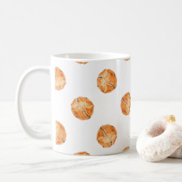 Abstraktes Muffinmuster Kaffeetasse