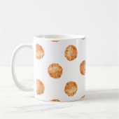 Abstraktes Muffinmuster Kaffeetasse (Links)