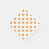 Abstraktes Muffinmuster Serviette (Ecke)