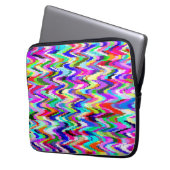 Abstraktes Multicolor-Mosaikmuster #3 Laptopschutzhülle (Vorderseite Links)