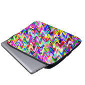 Abstraktes Multicolor-Mosaikmuster #5 Laptopschutzhülle (Vorne Knopf)