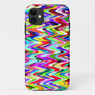 Abstraktes Multicolor-Mosaikmuster #6 iPhone 11 Hülle