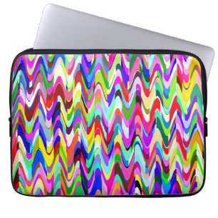 Abstraktes Multicolor-Mosaikmuster #6 Laptopschutzhülle