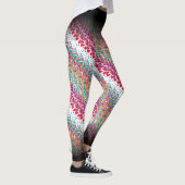 Abstraktes MultiColor-Muster Leggings (Rechts)