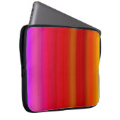 Abstraktes Multicolor Stripes Electronics Bag Laptopschutzhülle (Vorne Rechts)